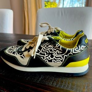 Coach x Keith Haring Leather Low Top Sneakers